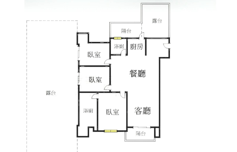 B020-新都悅露台戶3房+平面車,新北市新莊區榮華路二段