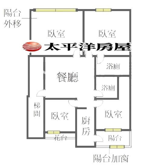 B033-捷運公園電梯美4房,新北市新莊區復興路二段