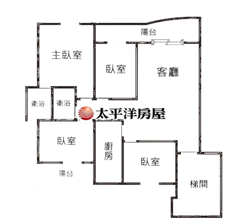 B015-近捷運公園天下一家4大房,新北市新莊區建中街