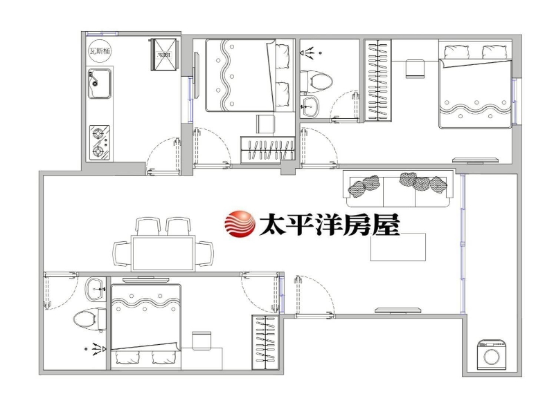 A010-中華路水噹噹3房,新北市新莊區中華路二段