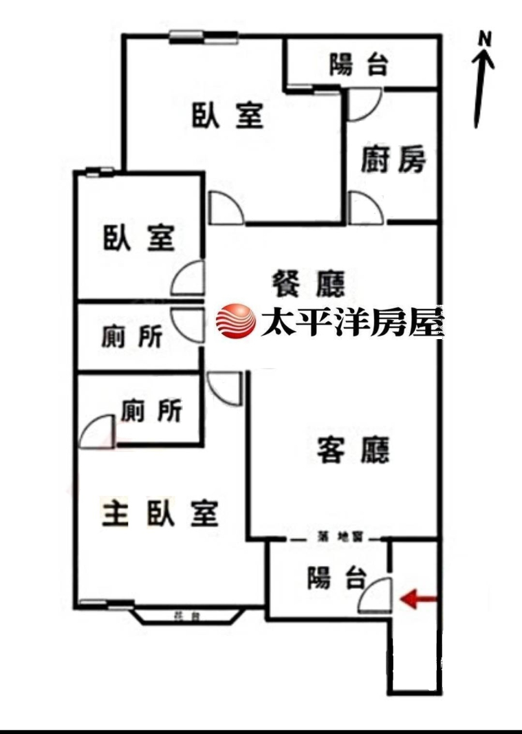 A034-新莊學區3房 國泰建設,新北市新莊區新泰路