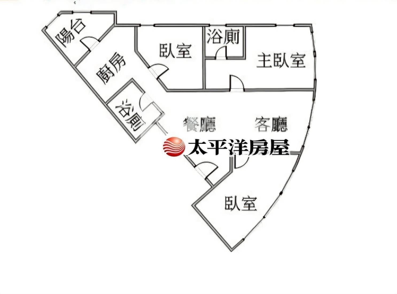 E119-邊間四維三面採光3房,新北市五股區四維路