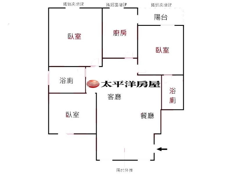 B048-五工天廈靜巷3房車,新北市新莊區五工三路