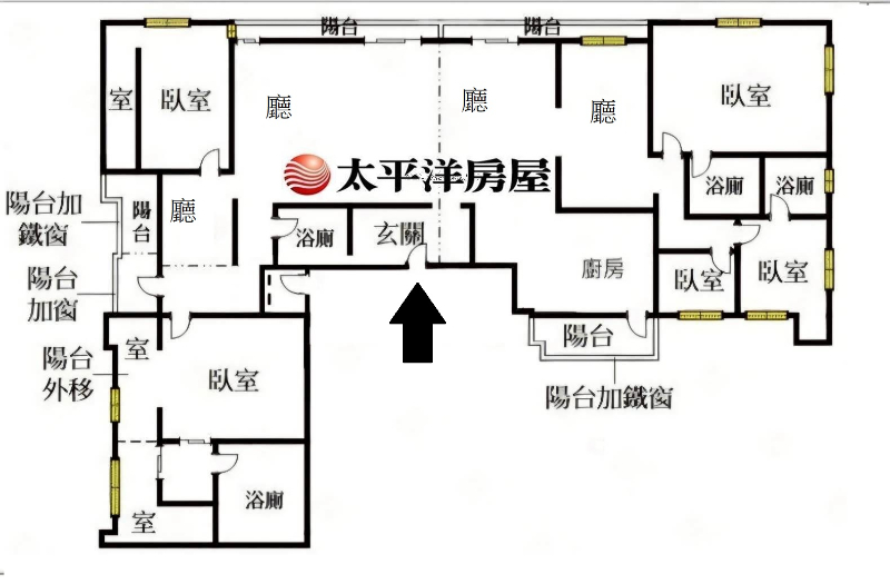 B038-頂峰帝寶美景邊間極品豪宅五房,新北市新莊區思源路