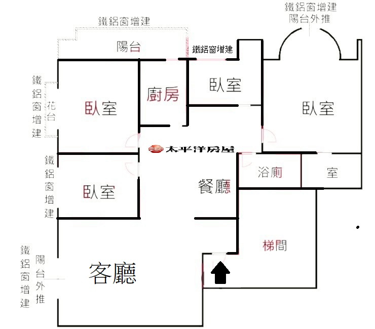 B029-台北大道邊間四房,新北市新莊區龍安路