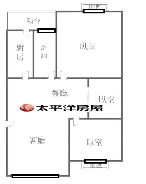 B033-星光閃閃電梯3房車,新北市新莊區新北大道七段
