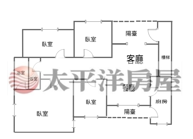A033-邊間採光國泰格局4房,新北市新莊區建中街