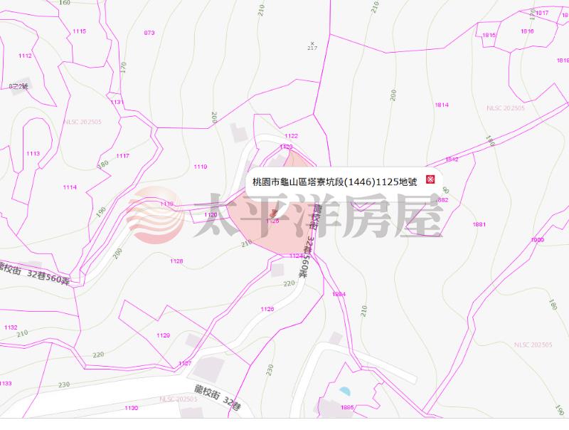 龜山陽光山坡,桃園市桃園區龜山區塔寮坑段